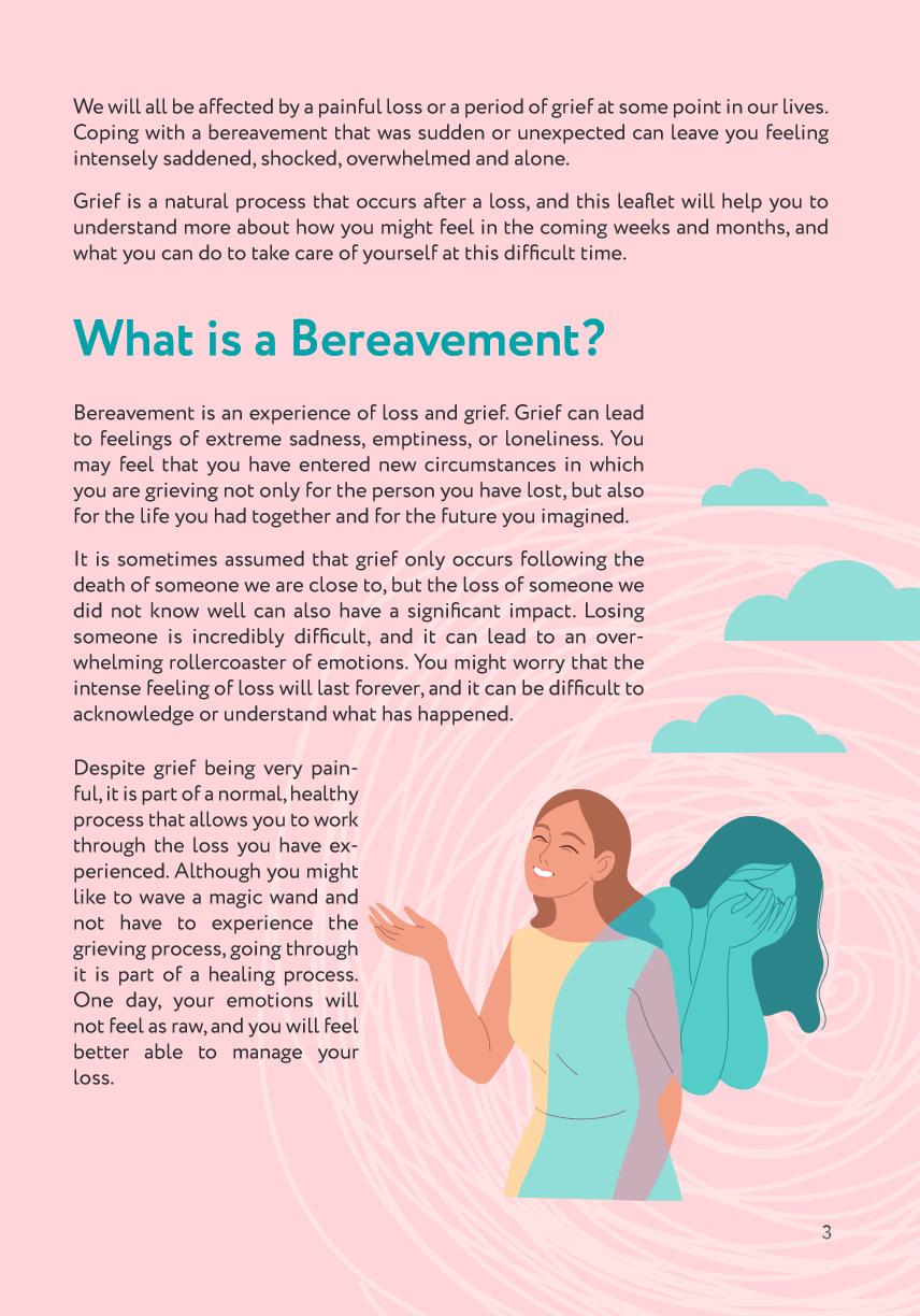 Coping with Bereavement, page 3 of 12